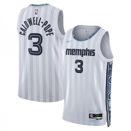 Camiseta Hombre NBA Memphis Grizzlies Kentavious Caldwell Pope 2025-26 Nike City Edition Gris Swingman